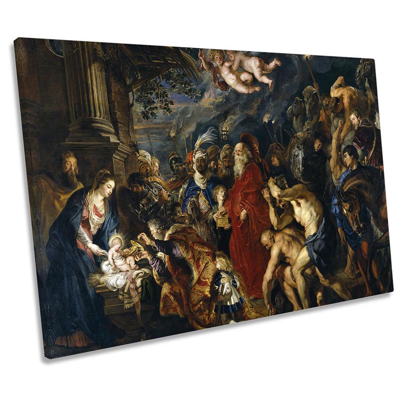 Peter Paul Rubens Adoration Of The Magi - Wrapped Canvas Print, 91.4cm H x 137.2cm W x 4cm D