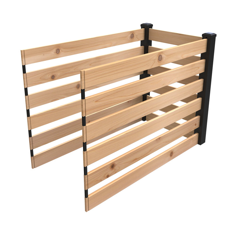 Outdoor Essentials Haven Cedar Compost Bin Expansion Kit, 32.5" H x 44" W x 24.5" D