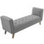 Banc d'appoint en tissu capitonné Haven Modway-1025054637