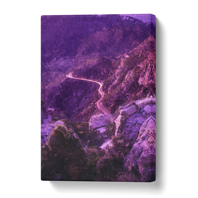 Road To Mount Lemmon In Arizona - Wrapped Canvas Painting, 50.8 cm H x 35.6 cm W