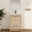 Ensemble de meuble-lavabo simple autoportant 24 po avec plateau en résine Xarnby, ensemble de meuble-lavabo simple 24 po avec lavabo en résine-1756014884