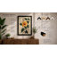 Golden Hibiscus Bloom Botanical - Framed Print-183881635-183881633