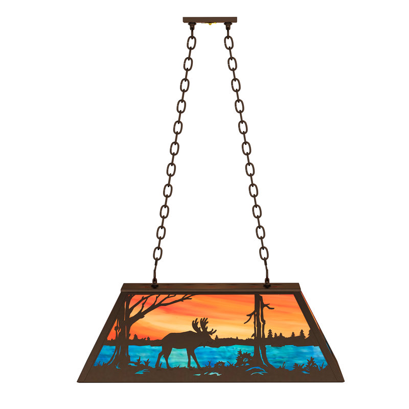 Luminaire suspendu géométrique Old Forge, 1, Noir
