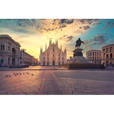Duomo au lever du soleil sur toile par Robertobinetti