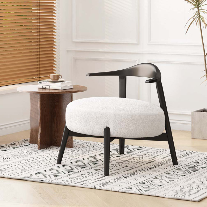 Fauteuil d'appoint Birch, Blanc