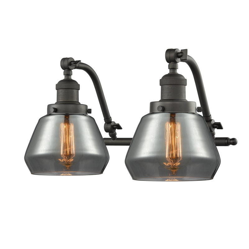 Éclairage pour meuble-lavabo à 2 lumières à intensité réglable Keefe, Bronze huilé