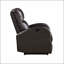 Fauteuil inclinable électrique avec revêtement en similicuir et positions réglables, parfait pour le confort et le style modernes
