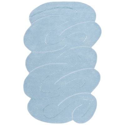 Dinyu Hand-Tufted Wool and Viscose Rug