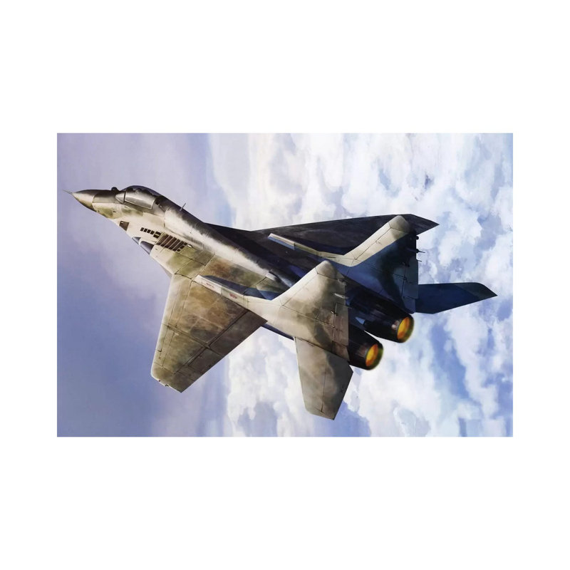 Russian Mig 29 Jet Fighter by Unknown Artist - Wrapped Canvas Print, 20.32 cm H x 30.48 cm W