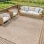 Modern Shaggy Outdoor Rug, Geometric Easy to Clean Rug For Patio, Balcony, Decks & Garden-943856521