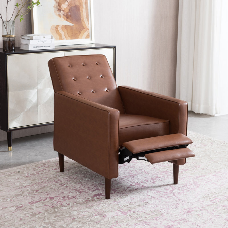 Canapé inclinable en tissu Mid-Century