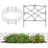 24'' H x 24'' W Black Metal Fencing with 5 Panels(s) Included