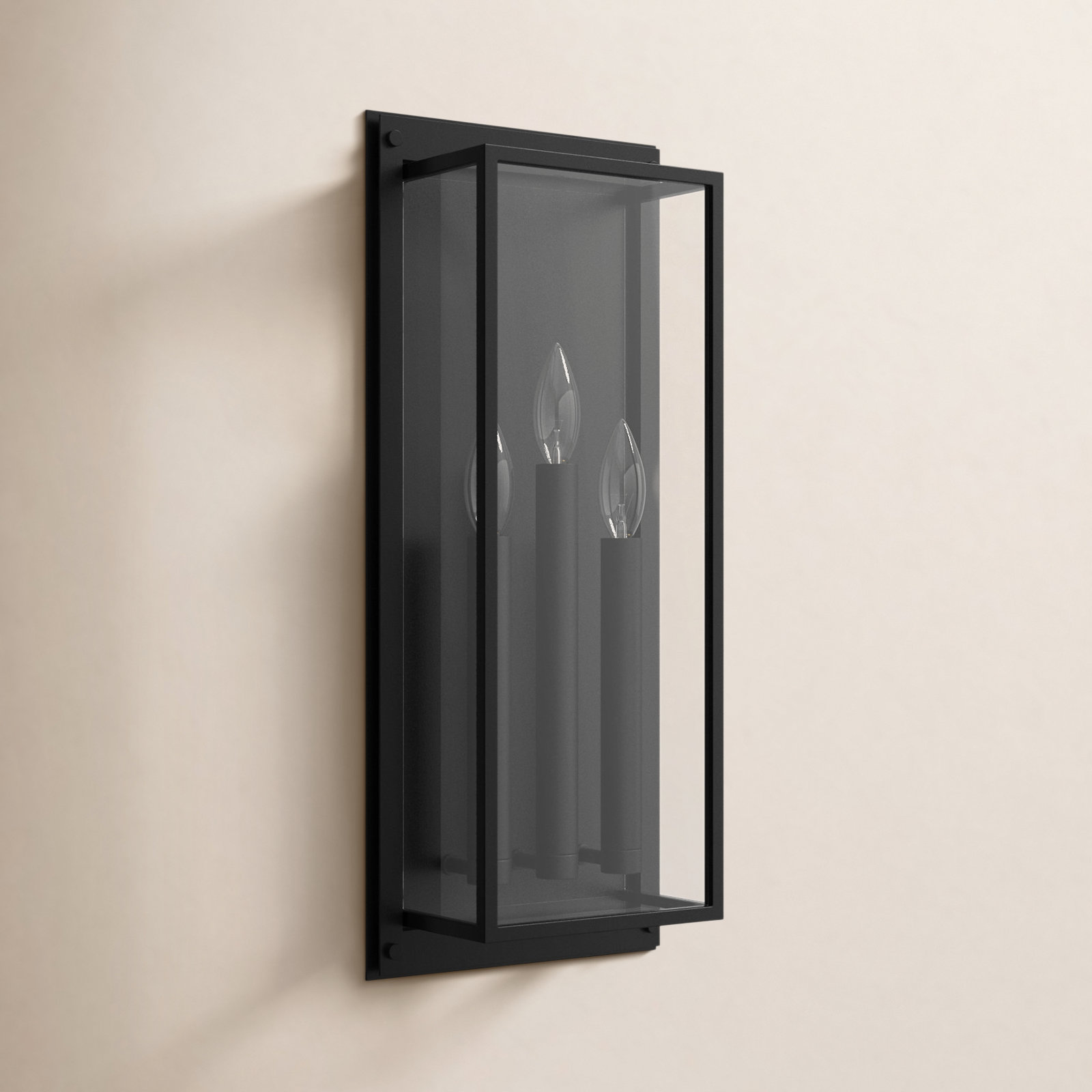 Cadboro Outdoor Wall Light, 21.5" H x 9" W x 4" D