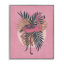 Art de la giclée encadrée noire et flamant rose par Nataly White-107873235-111733746