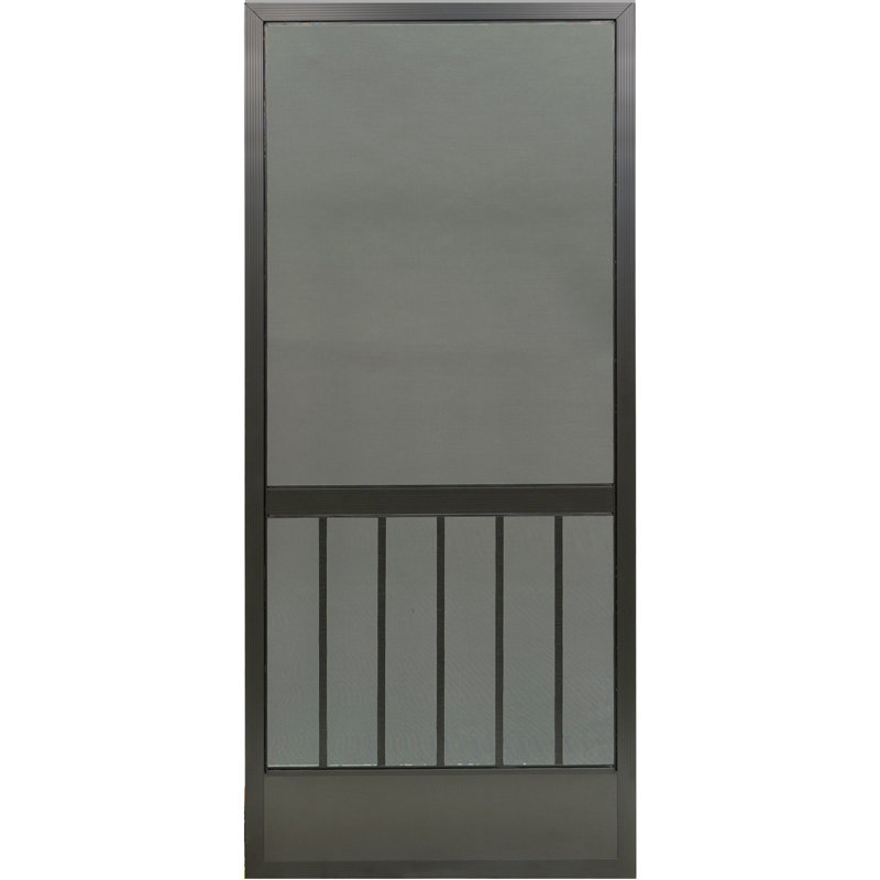 Porte moustiquaire en aluminium Westmore, Bronze