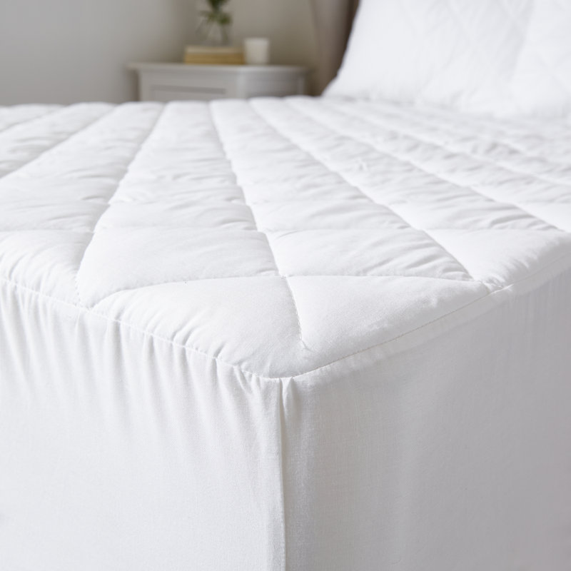 Temperature Controlling TENCEL Lyocell Mattress Protector, Double (4'6)