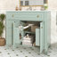 Meuble-lavabo de salle de bain avec lavabo, armoire en bois avec tiroir et 2 portes à fermeture en douceur-277410081