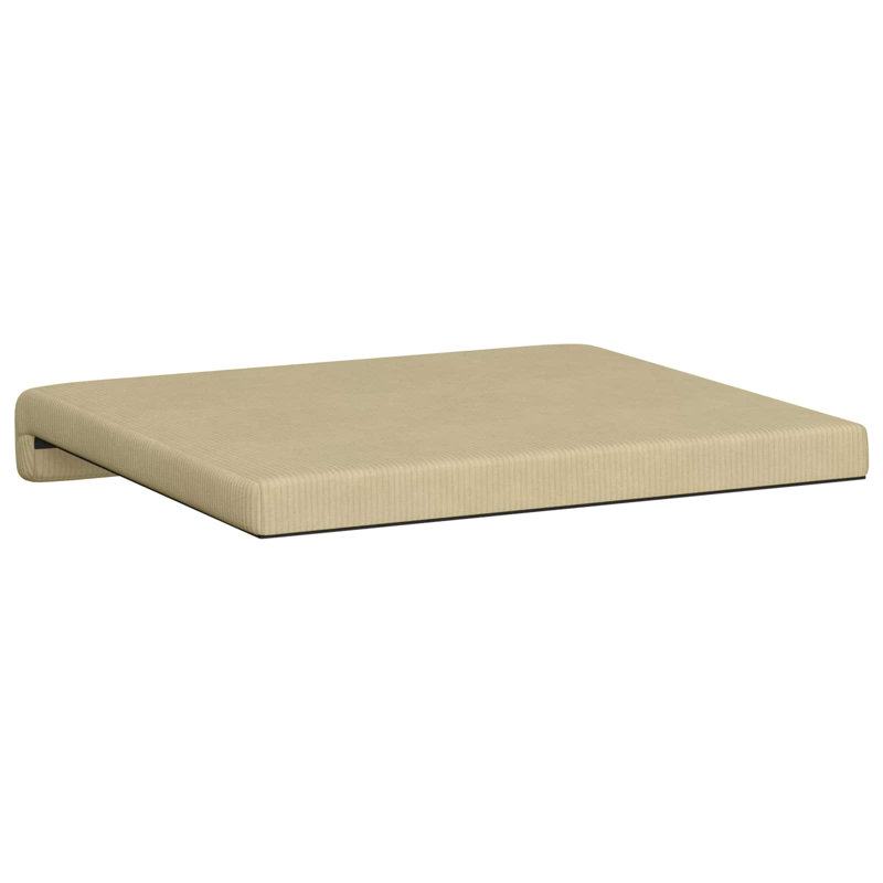  Bench Cushion Corduroy Modern Indoor Home Decor Living Room Hallway, 2, 40 cm W x 38 cm D, Grey Green