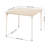 Square Folding Table, Single Piece, Durable Design For Home And Office-37424797