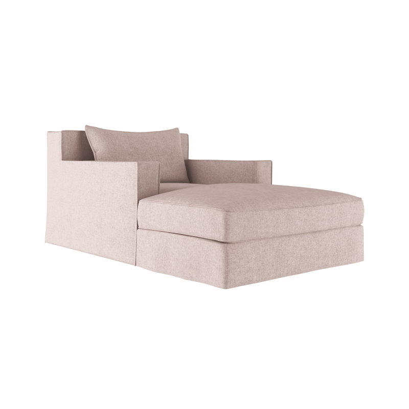 Chaise longue Mulberry, Patiné, Cuir vieilli chocolat