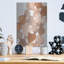 Art mural en métal Ebern Designs «Boho Beautiful 1 Brown» par Moira Hershey-1779330119