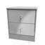 Fully Assembled Leoine Manufactured Wood Bedside Table-1818770776