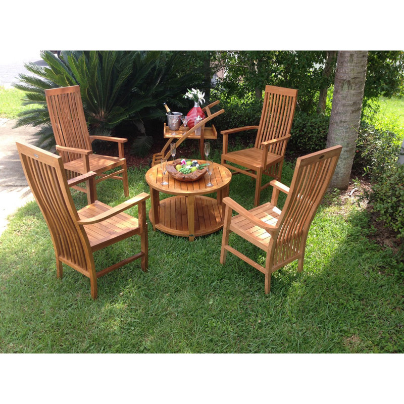 Clarabelle Outdoor Teak Dining Armchair