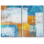 «Grunge Abstract Paint Stroke Effect», impression sur toile 2 tons-87607261-87607260