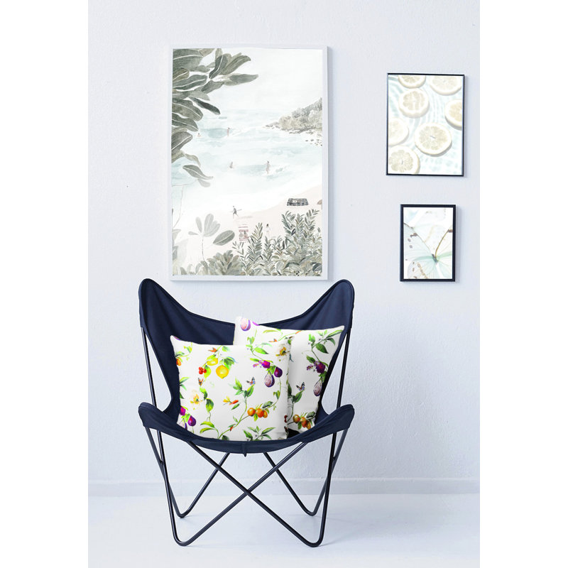 Floral Square Cushion, 39 x 39cm