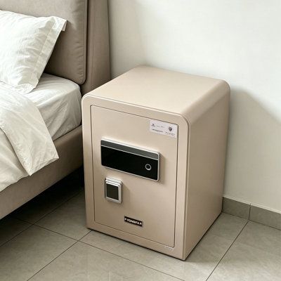 15.12"Compact fingerprint password security safe cabinet