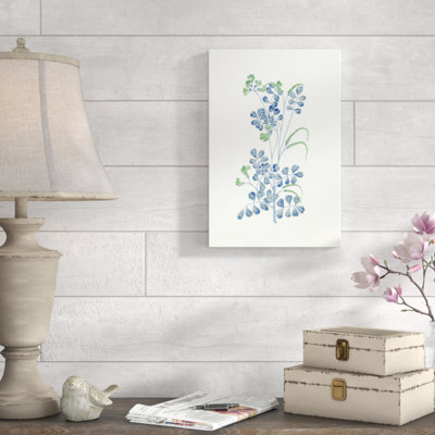 «Green and Blue Botanicals Vintage», reproduction sur toile