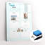 Magnetic Glass Photo Memo Board