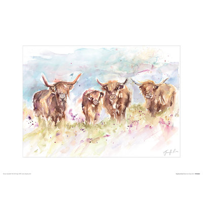 Highland Herd 1 Piece Painting