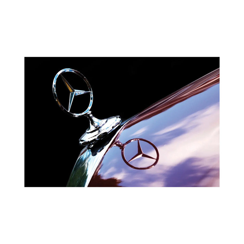 Hood Ornament 53 Mercedes 300 by Clive Branson - Wrapped Canvas Gallery-Wrapped Canvas Giclée, 20.32 cm H x 30.48 cm W