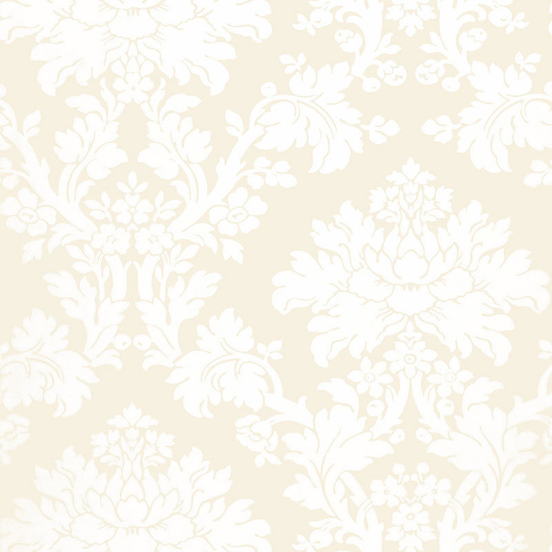 Tierni Damask Wallpaper, Blush