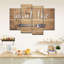 Ensemble de 4 pièces What The Fourche sur toile-1618610912