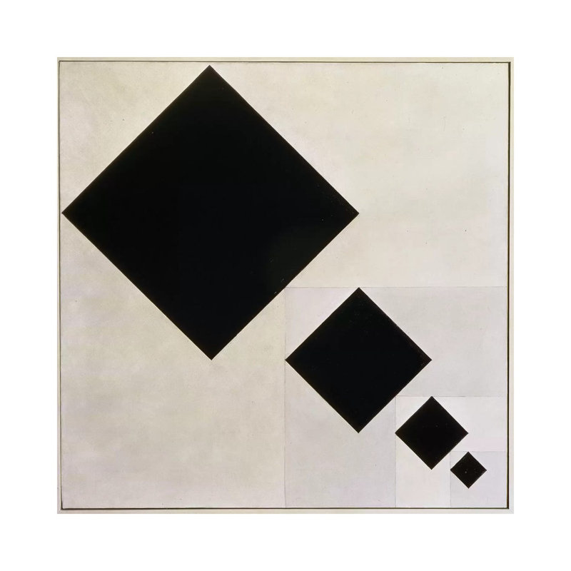 Arithmetic Composition by Theo Van Doesburg - Wrapped Canvas Gallery-Wrapped Canvas Giclée, 30.48 cm H x 30.48 cm W