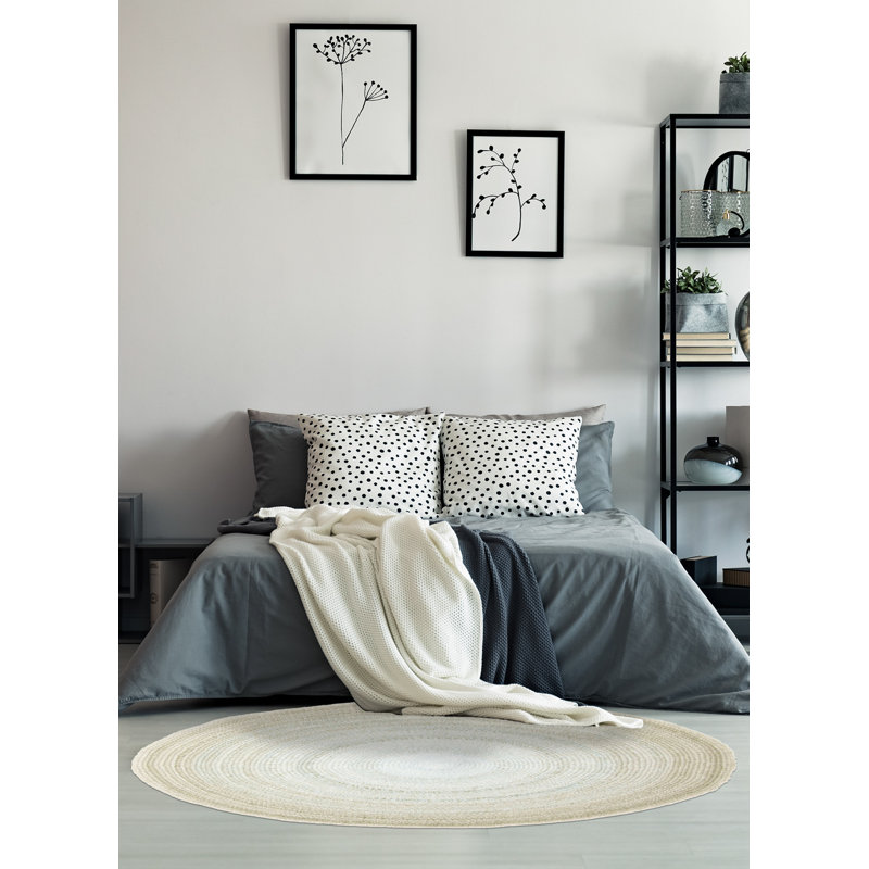 Tapis bleu Sienna 4 pi 0 po x 4 pi 0 po
