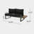 STERLING RIGHT ARM SOFA SEATER