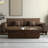 Modern simple black walnut coffee table