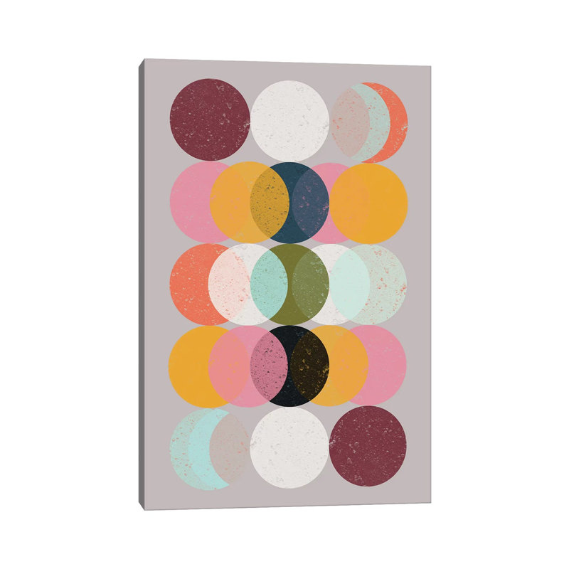 «Moods and Moons» par Susana Paz - impression sur toile tendue, H 12 po x l 8 po x P 0,75 po
