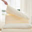 Fauteuil à billes en polyester sans accoudoirs et chaise longue - blanc