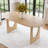 79" Soild Wood Dining Table Oval Kitchen Tables-1400461326