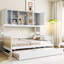 Lit de jour en bois avec lit gigogne simple, armoire et tablette tout-en-un-393710099