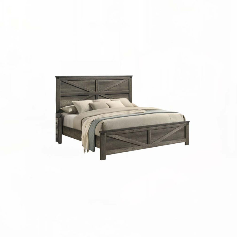 Lit plateforme Rustic Wood