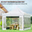 10 Ft. W x 10 Ft. D Metal Party Tent Canopy-1006917736