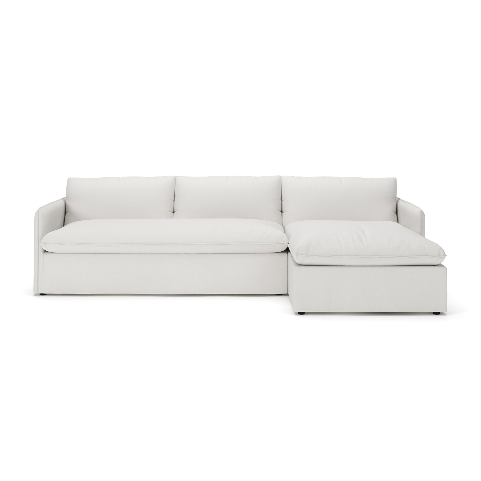 Bellatrix Sectional with Chaise, Right Hand Facing, Macarena Beige
