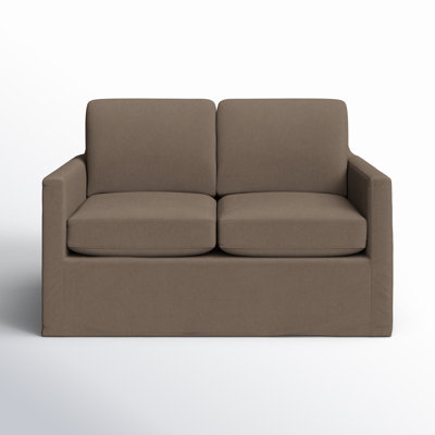Savannah 58'' Slipcovered Loveseat