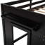 Lit mezzanine simple avec armoire et tablette-1609826488
