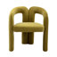 Fauteuil de cuisine en velours rembourré